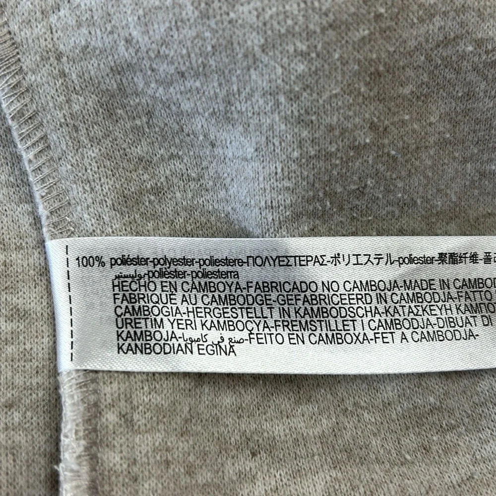 Zara Soft-Touch Overshirt Oversized Shacket Woman’s Size Small Light Gray - Picture 17 of 17